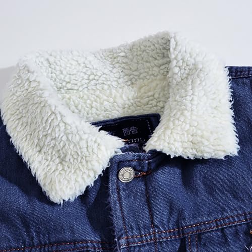 Winter Coats for Men Thicken Warm Zip Up Vintage Hunting Long Sleeve Fleece Lined Sherpa Big and Tall Outerwear4