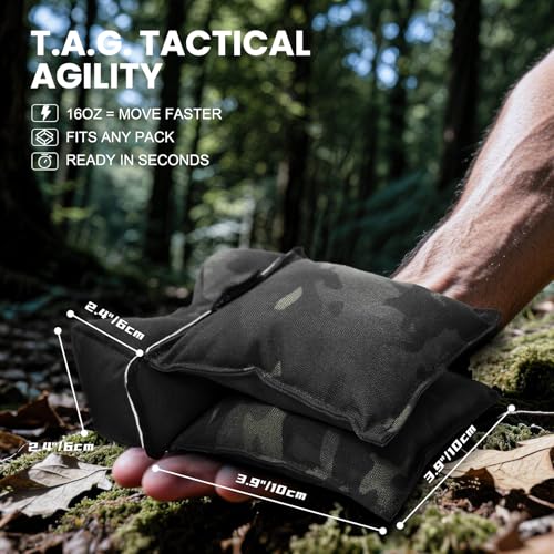 OneTigris Shooting Rest Bag, Pre-Filled Shooting Sand Bags Front & Rear Gun Range Bag Bench Window Rest Support Holder for Shooting, Hunting, Photography