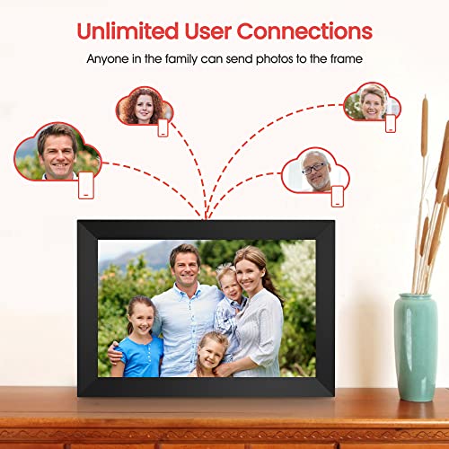 Frameo 10.1 Inch Wifi Digital Picture Frame, 1280X800 Hd Ips Touch Screen Photo Frame Electronic, 16Gb Memory, Auto-Rotate, Wall Mountable, Share Photos/Videos Instantly Via Frameo App From Anywhere #TOP4