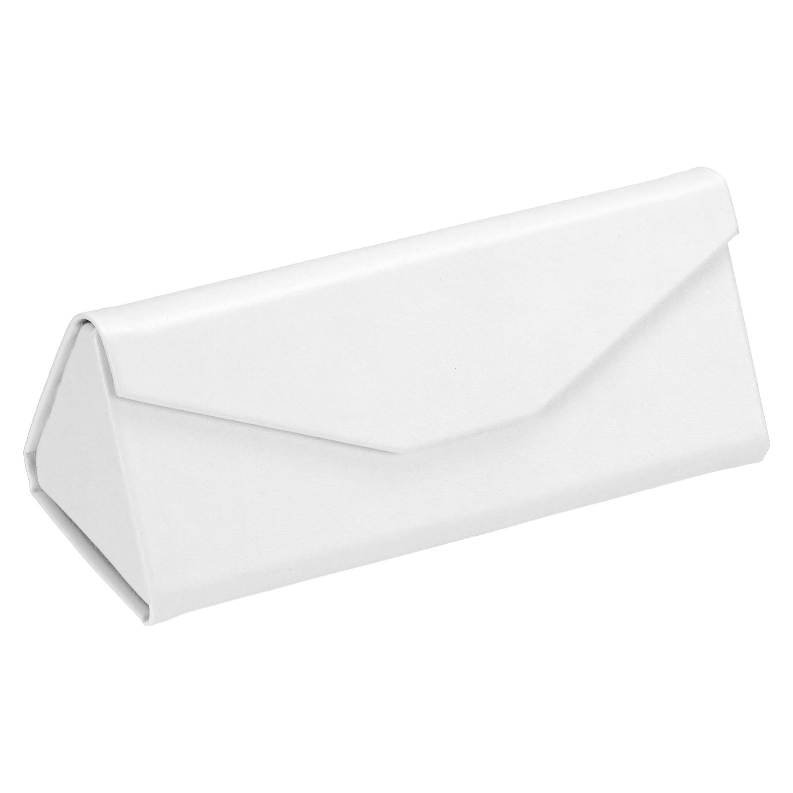 PATIKIL Foldable Glasses Case, Triangle Magnetic Sunglasses Organizer Case PU Leather Hard Eyeglass Case (1 Pcs)