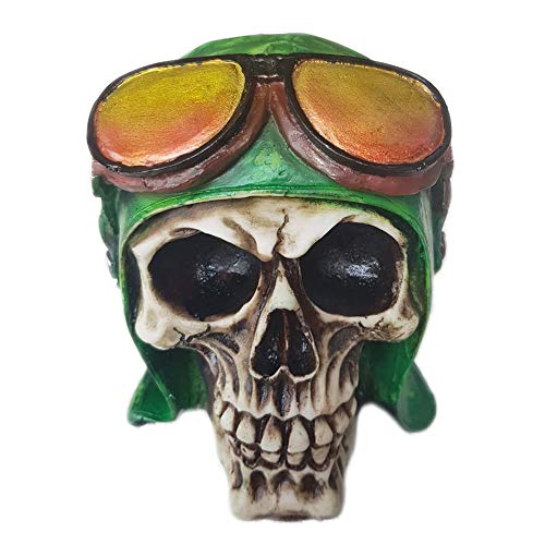 Crânio Caveira Aviador Militar Capacete Camuflado Exército