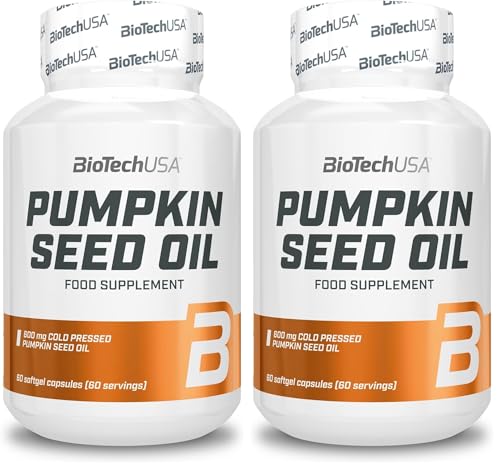 Huile de pépins de courge BioTechUSA de qualité supérieure pressée à froid