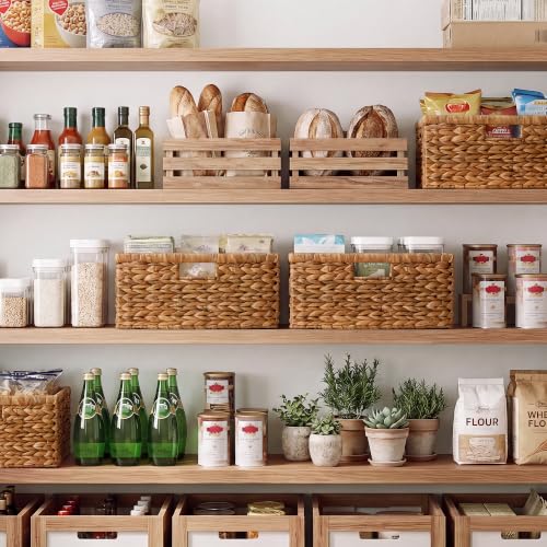 Image of StorageWorks Decorative Baskets, Large Wicker Baskets for Organizing