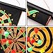 XUEYEGONGJI Magnetic Darts Ø17-inch Magnetic Board with 6 Darts, Double Sided Kids Board Set, Safe Magnetic Board for Kids Adults, Hanging Dartboard for Indoor Outdoor Party