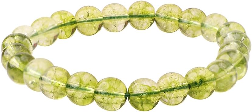 Crystal Bracelets for Men & Gift for Girlfriend (8mm) | Aesthetic Jewellery for women & Birthday Gifts | Natural Healing Crystals Protection, Spiritual Balance & Positivity | Bracelet for Women