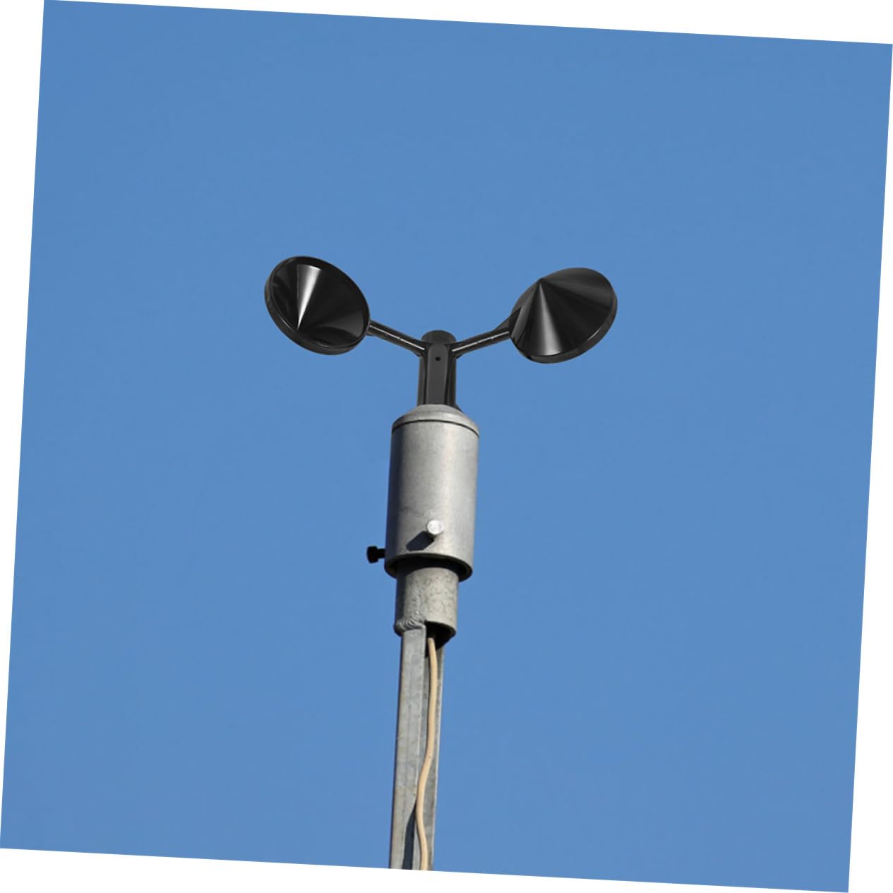 3 Stück Abs Windmessersensor Ersatz Anemometerbecher Schwarz mit Schutzfunktion für Präzise Windgeschwindigkeitsmessung im Außenbereich