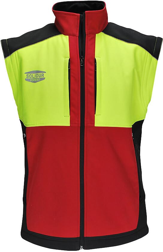 Veste Softshell Rouge Multi-activités Solidur WODA-RE