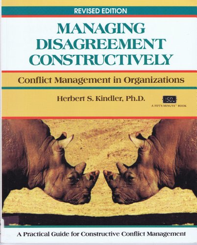 Managing Disagreement Constructively