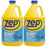 Zep Premium Pet Carpet Shampoo 128 ounce (Pack of 2) concentrated pro formula eliminates tough pet stains and odors