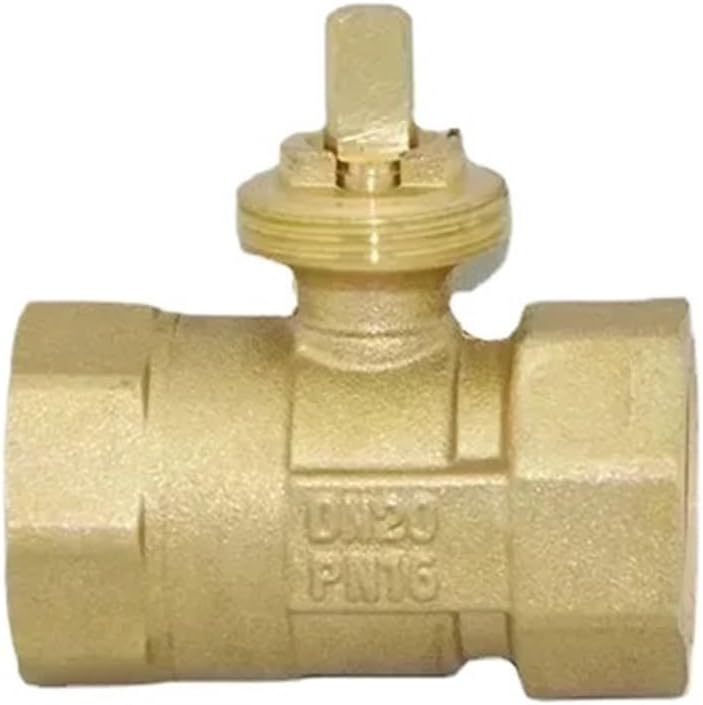 1pcs Brass electric ball valve three wire two control electric actuator three-way/two-way DN15 DN20 DN25 DN32 DN40 without actuator(DN32,3 wayT-type)