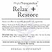 Maine Medicinals Relax + Restore Elixir Herbal Stress Support- with Nervines and Adaptogens for Healthy Calm* - 4 floz (24 Servings) Certified Organic