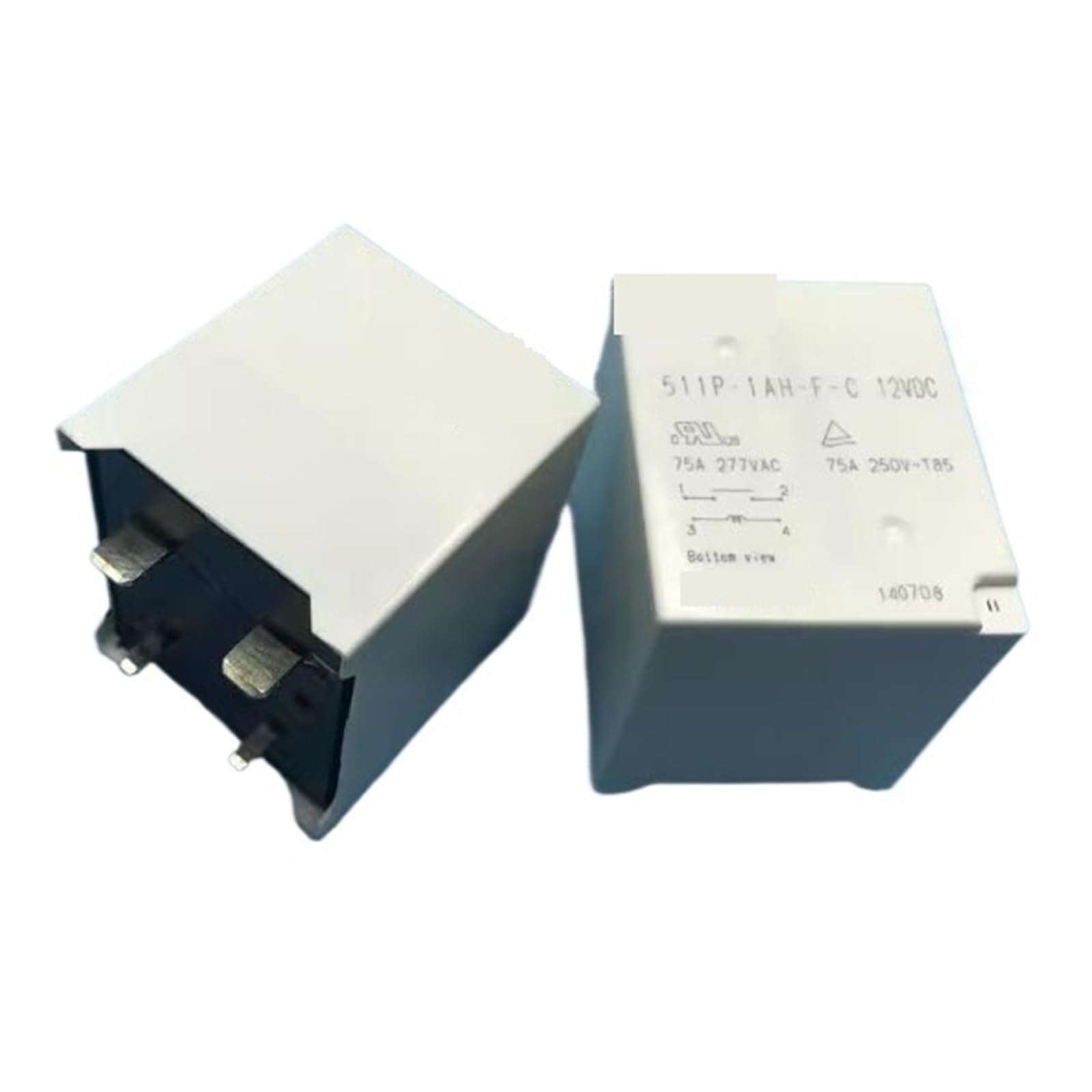 Relais de puissance 12VDC 75A 511P-1AH-F-C pour boîtier de contrôle électrique automobile