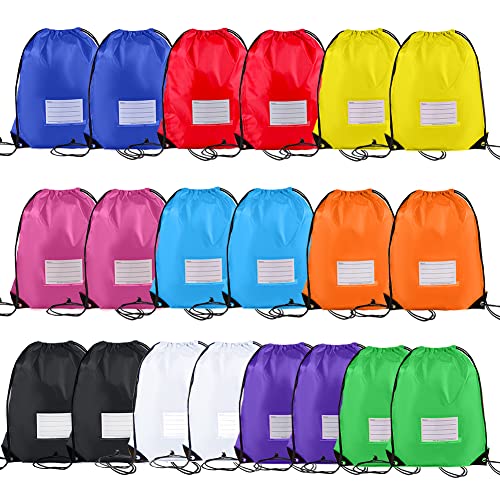20 Pack Drawstring Bags,Bulk Draw String Backpack, Diy Gym Sports Cinch Bag Sackpack For Women Men #TOP6