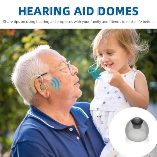 Image of 12 PCS Phonak Hearing Aid Domes, Hearing Aid Accessories, Hearing Aid Domes 6mm and 9mm Two Size Options for Regular Replacement, Comfortable Daily Wear Ear Tips 6 Pieces Each Size