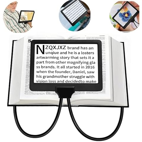 NZQXJXZ 5X Hands Free Magnifying Glass Cover