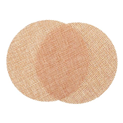 HOLIDYOYO Lamp Bottom Cover 2pcs Round Light Diffuser for Pendant Light Lampshade Accessories Fabric Diffusers for Easy Matching