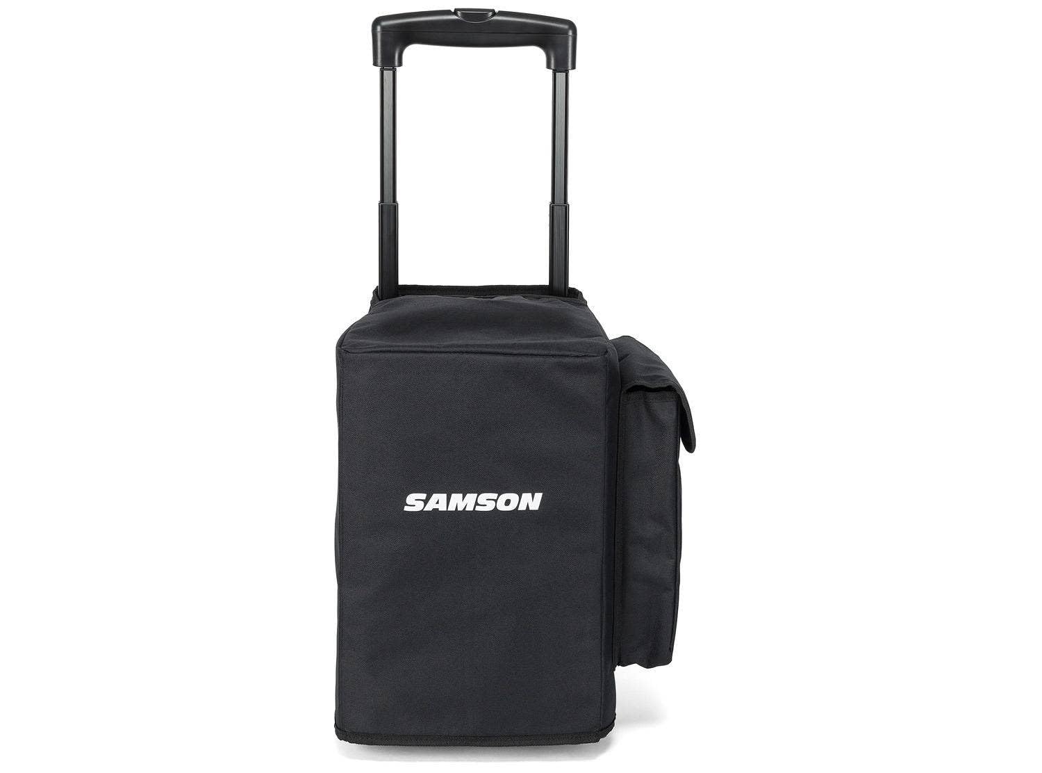 Samson Staubschutz-Cover SADC208 für Expedition XP208W – Schutzhülle mit Zubehörfach für Kabel & Mikrofone, ideal für mobile PA-Systeme und Studio-Transportschutz