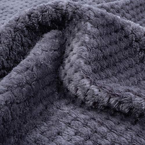 Image of Warm Soft Fuzzy Dog or Cat Blanket, Plush Fleece Throws for Puppy, Kitten, Medium, Large Dogs - Purple (M /32 inch x 40 inch)