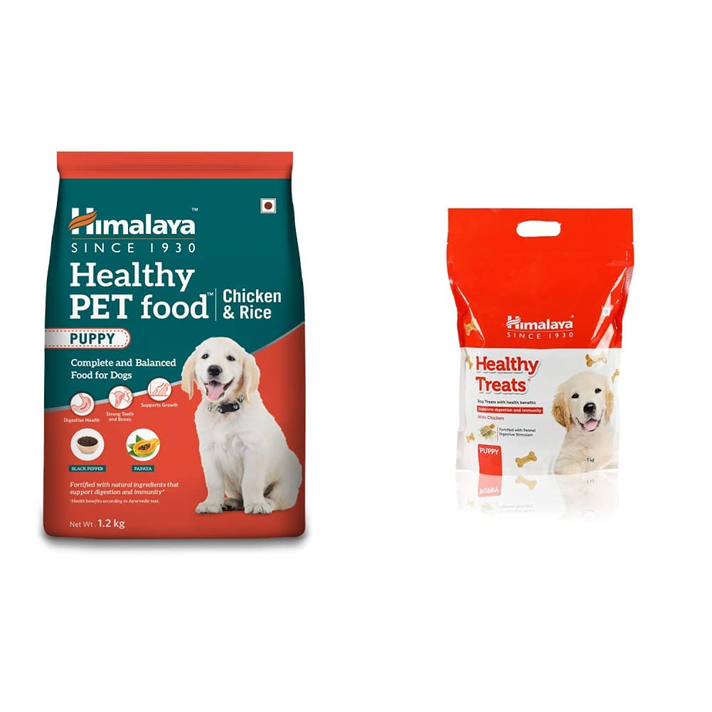 Himalaya Healthy Pet Food - Puppy, Medium, 1.2 kg&Himalaya Healthy Dog Treats Baby Puppy, Chicken, 1kg (B0BP5YHP6P) Amazon Price History, Amazon Price Tracker