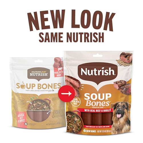 Nutrish Soup Bones Beef Dog Chews, 23.1 oz. Bag (11 Treats) (Rachael Ray) - image 2