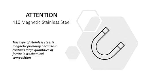 Miniatura 6 de CONFAST Tornillos de hormigón de 14" x 1-14" 410 hexagonal de acero inoxidable con broca de hormigón para anclaje a mampostería, bloque o ladrillo