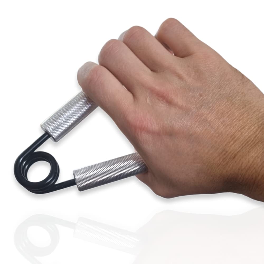 Maniglia Per Allenamento Braccia - Resistenza 10kg, Schiuma E Metallo, Nero