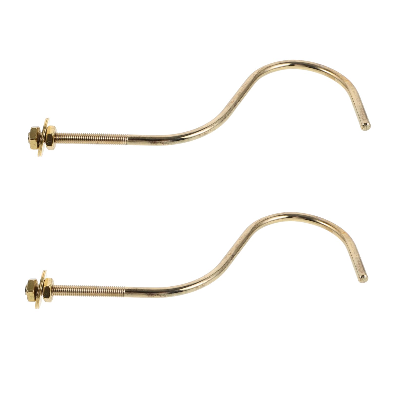 KICHOUSE 2 Pcs Billiard Hooks Stylish Replaceable Snooker Accessory for Pool Racks Easy Installation with Bottom Threaded Design for American Billiards and Snooker