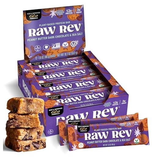 Raw Rev Glo Vegan Gluten-Free Protein Bars