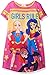 DC Comics Big Girl's Dc Super Heroes Short Sleeve Nightgown Pj, Pink, 7/8