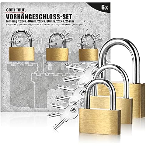 Cadenas com-four® 6X en métal massif Cover