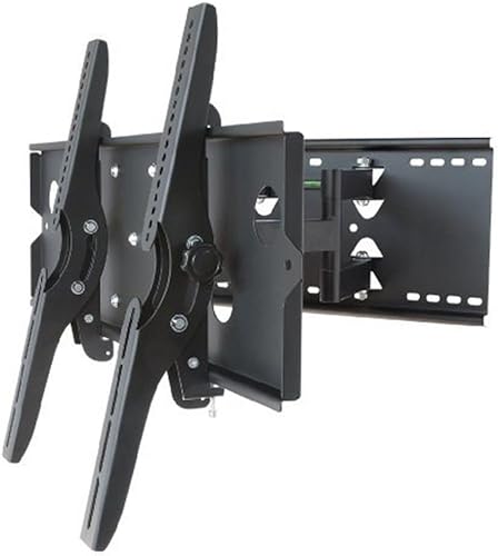 Miniatura 2 de 2xhome Nuevo soporte de montaje en pared para TV (doble brazo) y (1) paquete de estante único - Secure Cantilever LED LCD Plasma Smart 3D WiFi