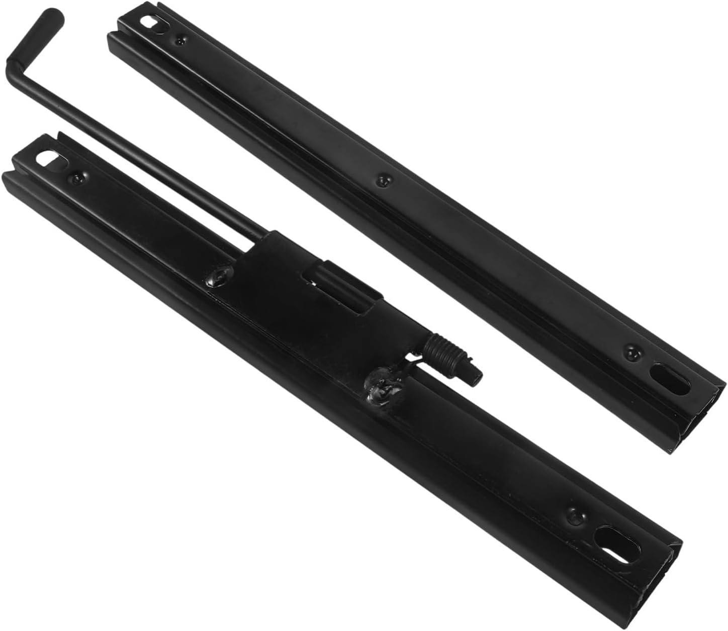 Universal Car Seat Slider Rails 1 Pair Adjustable Mounting Track Bracket for ATV and Vehicle Seat Installation Front and Rear Position Adjustment