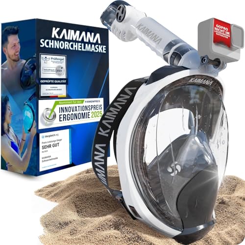 Die Preisgekrönte KAIMANA® Schnorchelmaske für Erwachsene &...