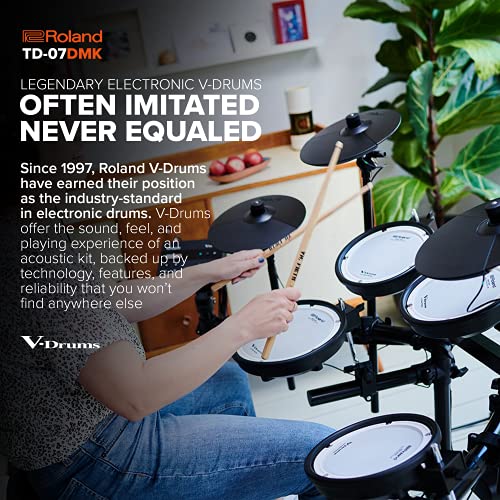 Kit électronique V-Drums TD-07DMK Roland – Un kit tout en peaux Mesh double couche, doté d’une expressivité et d’une… - Les Beatles, Paul McCartney, John Lennon, RIngo Starr, George Harrison Kit électronique V-Drums TD-07DMK Roland – Un kit tout en peaux Mesh double couche, doté d'une expressivité et d'une… – Image 3