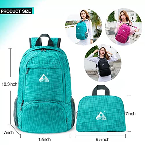 Mochila plegable impermeable liviana para senderismo miniatura 3