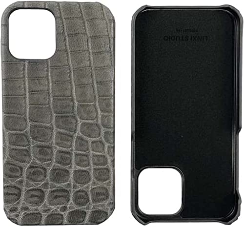 Coque iPhone 14 Pro Max en cuir crocodile élégante avec flocage - 3