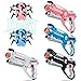 Veken Laser Tag Set with 4 Pack Infrared Laser Tag Guns 2 Robot Bug 1 Carrying Case for Kids Multiplayer Indoor Outdoor Game - Infrared 0.9Mw
