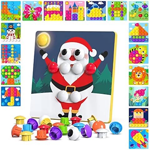 MOONTOY Mosaicos Infantiles con Pinchos y Cartas Cover