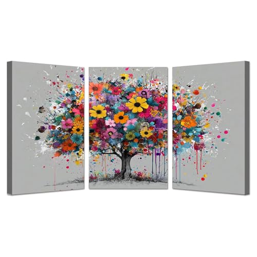 �m�[�u�����h�i 3���Z�b�g�~�̐�̕��i�|�X�^�[�ƃv�����g����ǃA�G����I�ʐ^ �O���t�B�e�B�E�c���[�E�I�u�E���C�t �ŉ�L�����o�X �C���e���A �ǃA�[�g�p�l�� - �X�̕ǎʐ^�k���̃��r���O���[���̕ǂ̑���(���F)-20x30cmx3 �z����