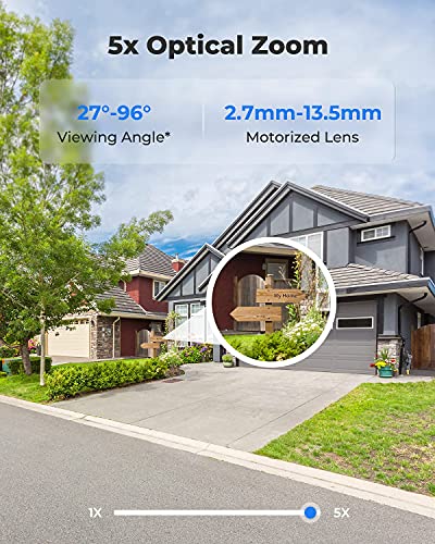 Reolink 4K Poe Home Security Camera System, Ip Camera With 5X Optical Zoom & Ik10 Vandalproof For Outdoor Surveillance, Human/Vehicle/Pet Detection, Up To 256Gb Sd Card, No Pt Supported, Rlc-842A #TOP2