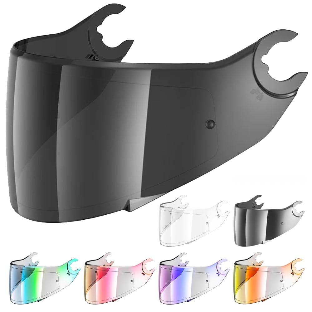 F Dla SHARK D Skwal D-Skwal 2 Spartan kask Visor wymiana całej twarzy obiektyw do kasku akcesoria do osłony przeciwsłonecznej Capacete przednia szyba Y (Color : Clear)