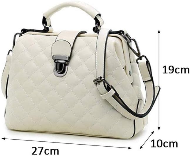 Handbag， bag，Fashion Lingge Women's Shoulder Bag Personality Wild Handbag Casual Large Capacity Crossbody Bag Party Dating(Onecolor)