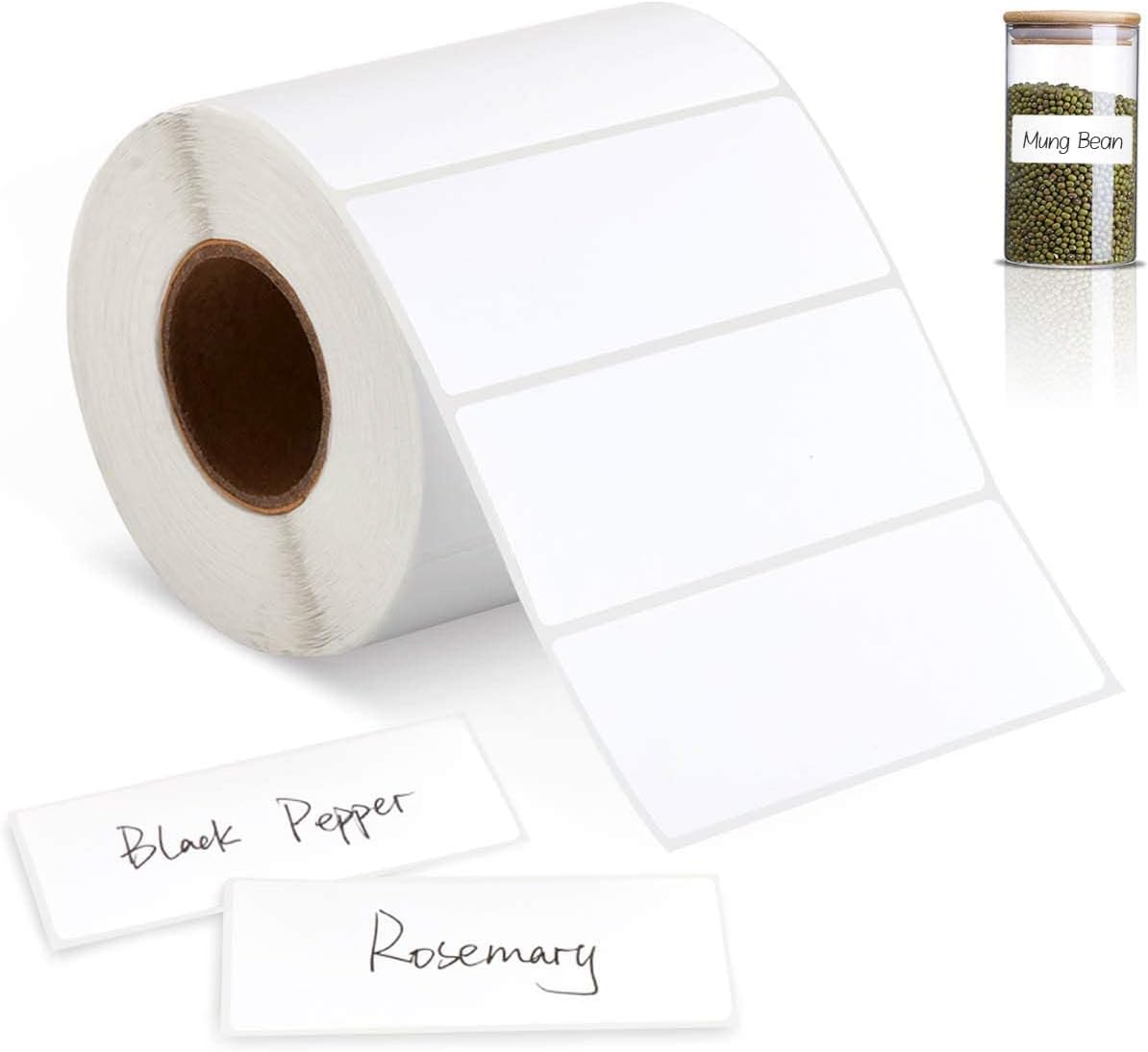 1000 Self Adhesive Address Labels On Roll Sticky Stickers 89mm x 36mm