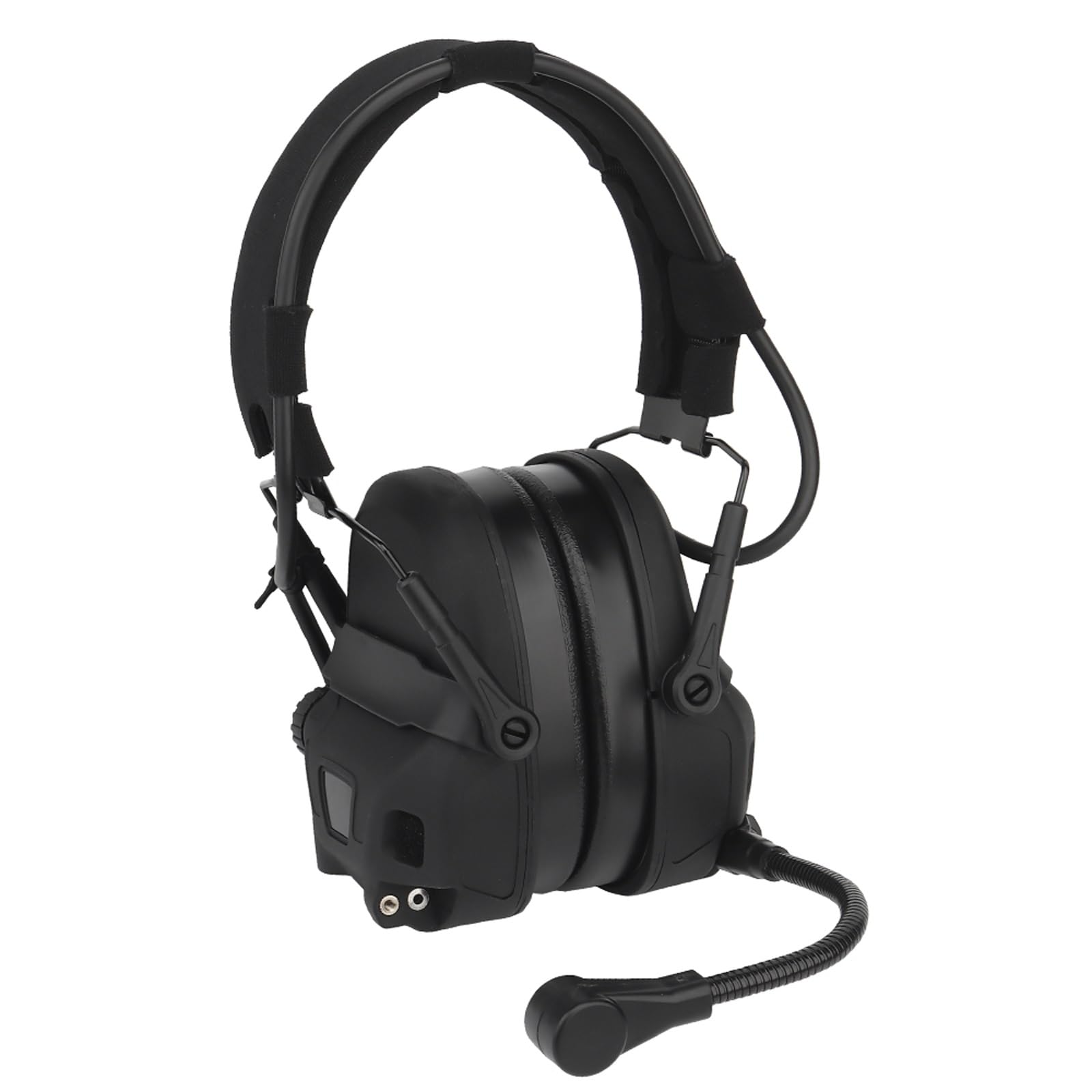 Retractable and Foldable Tactical Headset, Airsoft Hunting Headphone, for Military and Outdoor Adventures