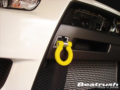 Beatrush(ビートラッシュ) フロントけん引フック （イエロー）スイング式 ミツビシ ランサー Evolution.10 [C