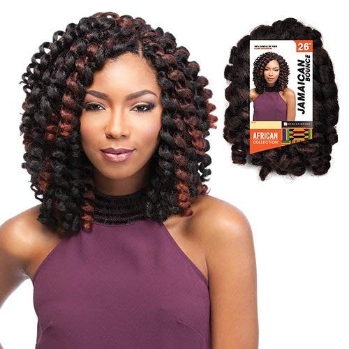 Sensationnel Synthetic Hair Crochet Braids African Collection Jamaican Bounce 26" (5-Pack, SOM4/27)