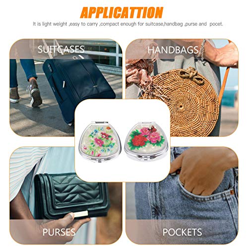 DOITOOL Porta-comprimidos, 2 peças, 2 grades, portátil, organizador de comprimidos, porta-comprimido