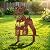 Resama Dog Metal Decorative Garden Stakes - Schnauzer Silhouette Decorative Garden Statues for Outdoor Decor, Unique Gifts for Dog, Lawn Ornaments for Yard and Patio(Rust Colour)