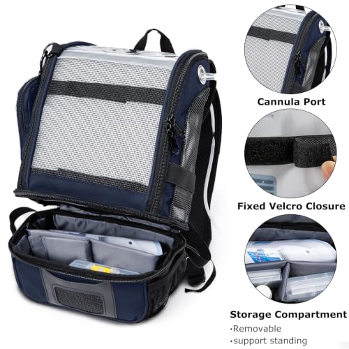 Image of BAGSFY Oxygen Concentrator Backpack for Inogen One G5, G3, Rove 6, Lightweight Machine Carrying Bag for Inogen One G5 Accessories and Battery.