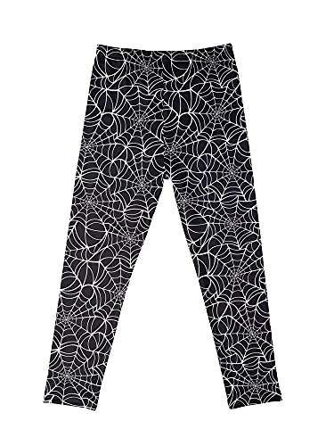 Kids Toddler Baby Girl Halloween Leggings Clothes Pumpkin/Spider Web/Stripe Long Yoga Pants Trousers for Little Girls2